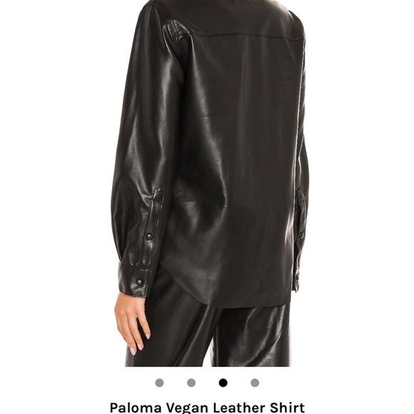 Paloma Vegan Leather shirt by Agolde - Picture 3 of 3